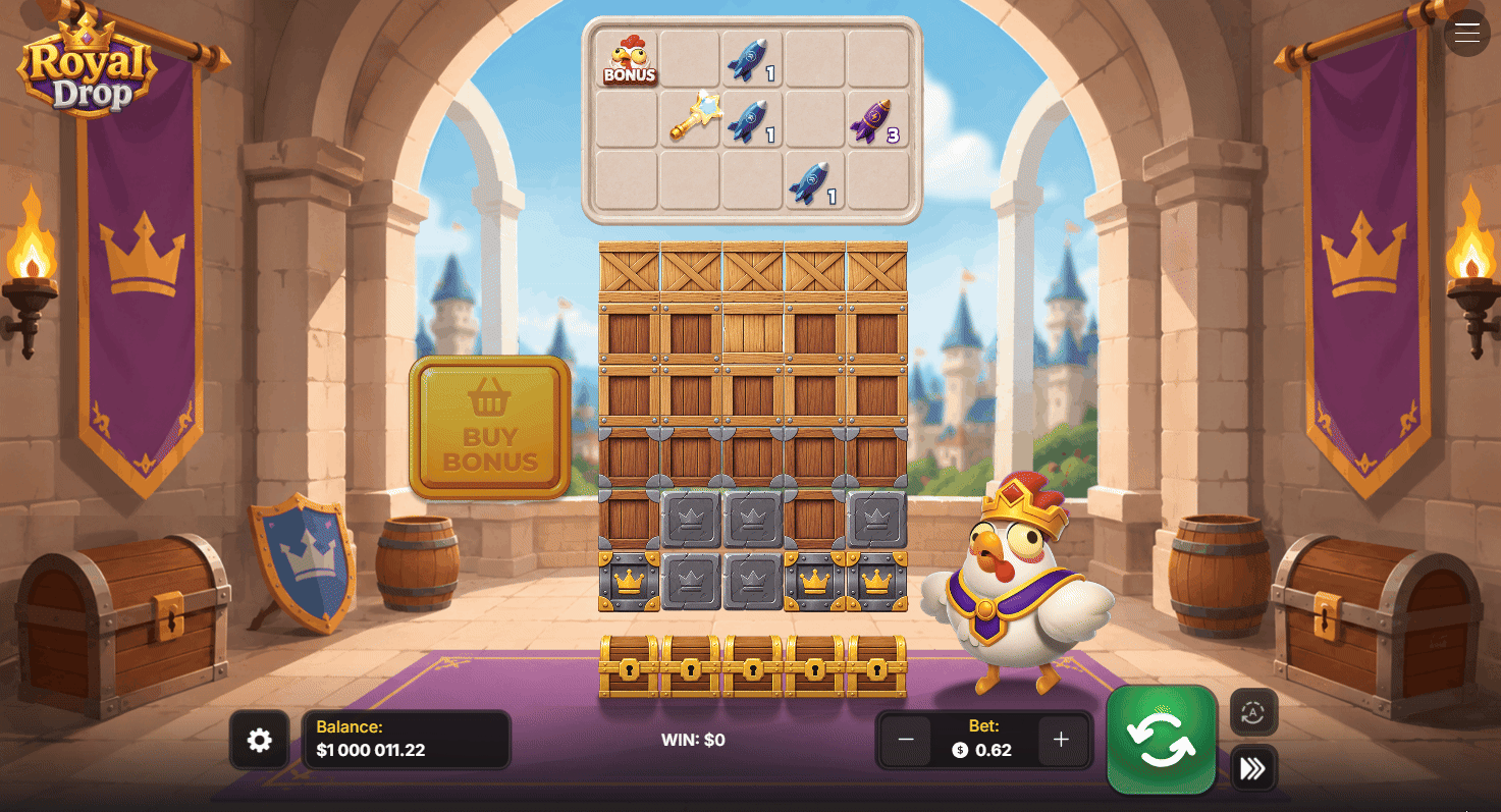 Royal Drop official gameplay animation